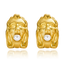 Screaming Grotesque Clip-On Earrings