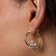 Cherub Hoop Earrings