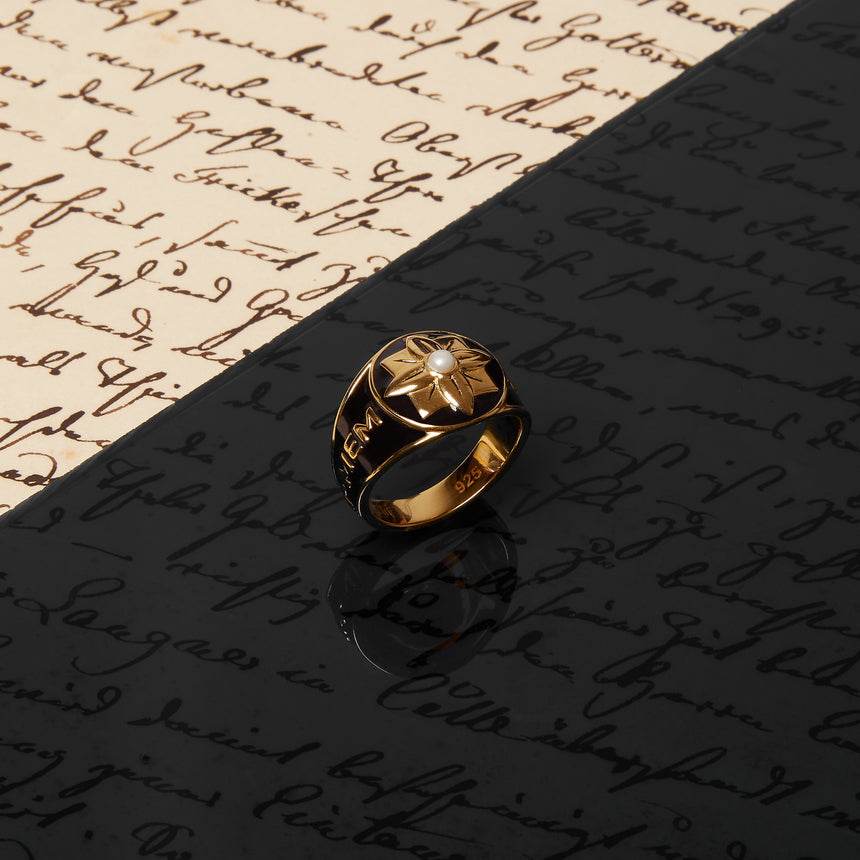 Mourning Signet Ring