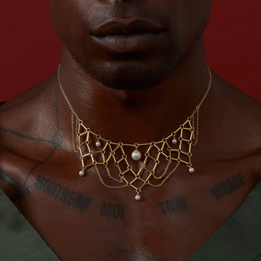 Pearl Festoon Necklace