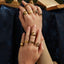 Pearl Bow Mourning Ring