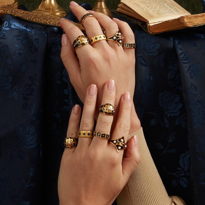 Mourning Signet Ring