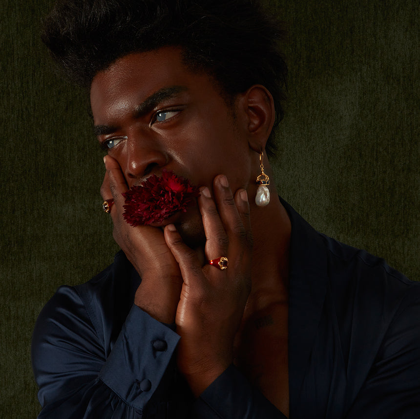 Garnet Parlor Ring