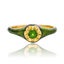 Emerald Petite Parlor Ring