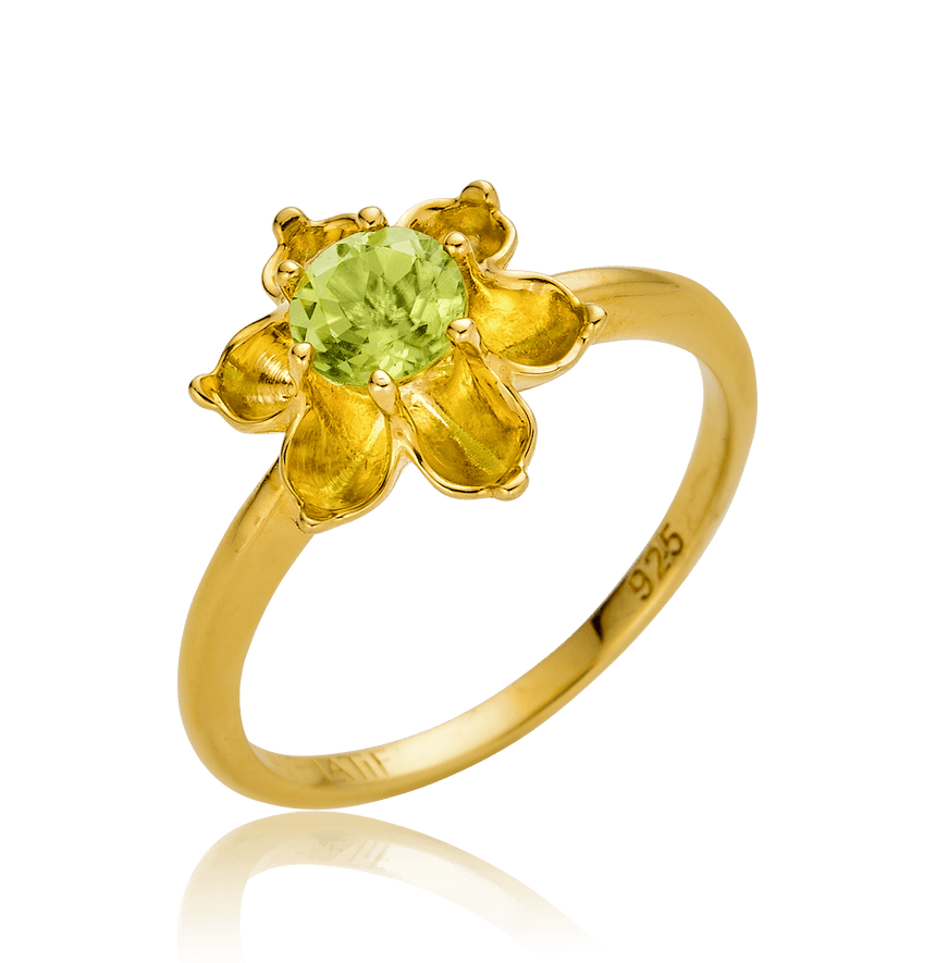 Buttercup Ring with Peridot