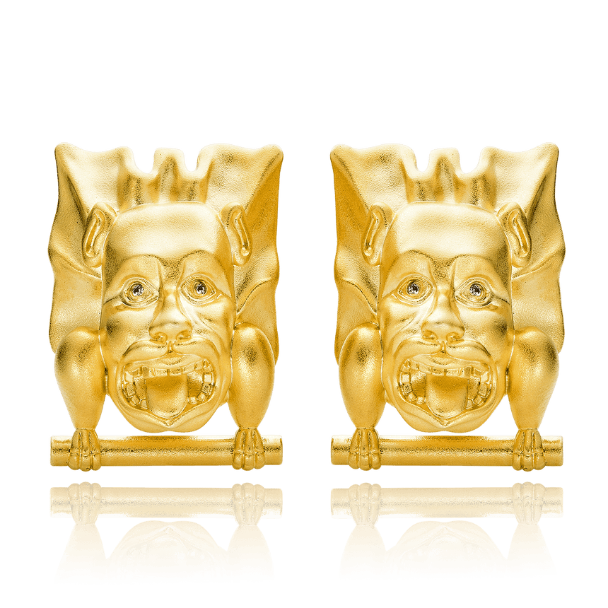 Mythical Grotesque Clip-On Earrings