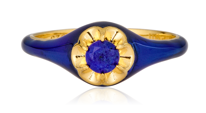 Lapis Petite Parlor Ring