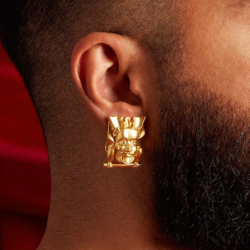 Mythical Grotesque Clip-On Earrings