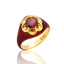 Garnet Parlor Ring