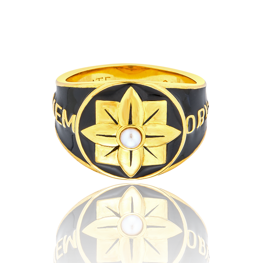 Mourning Signet Ring