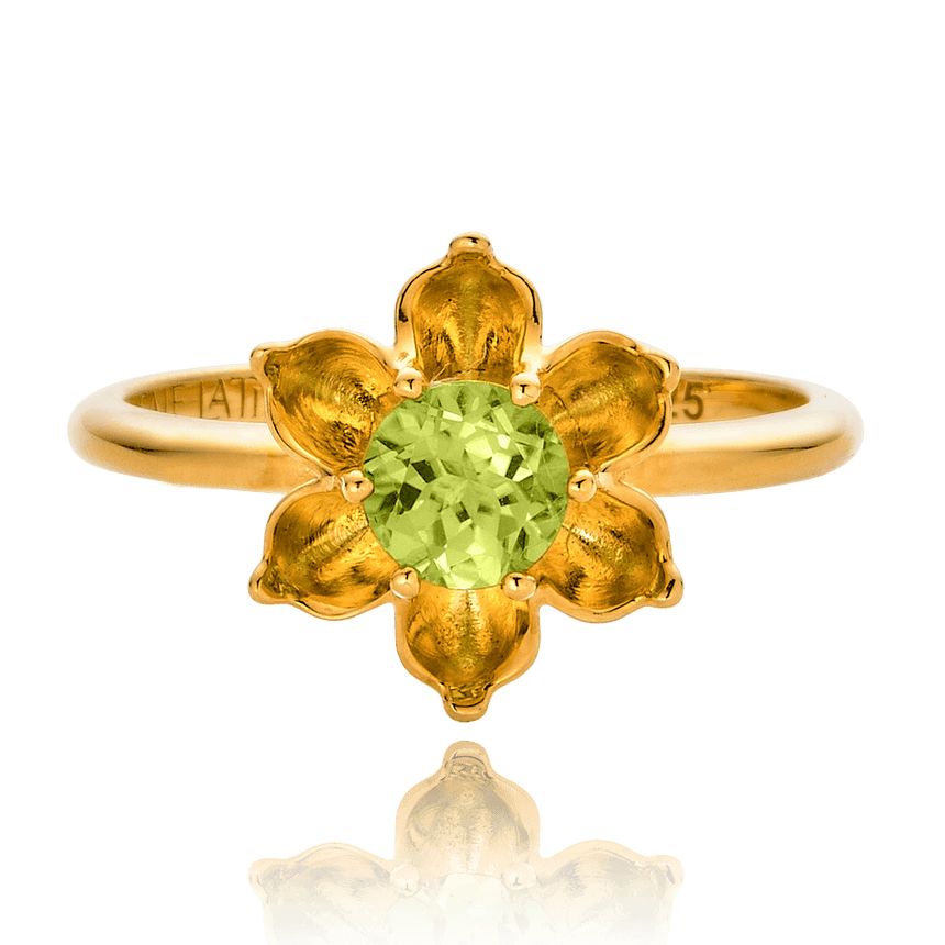 Buttercup Ring with Peridot